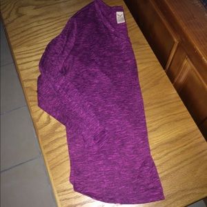 Heather wine sweater